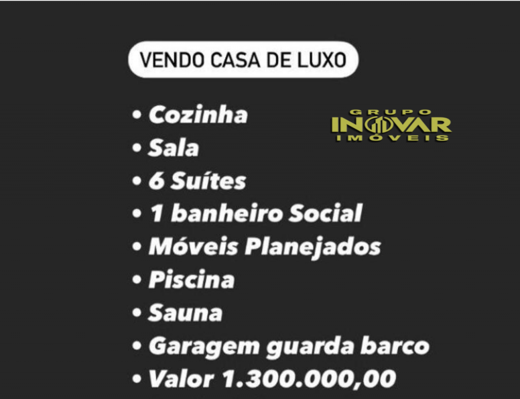 Excelente Casa de LUXO