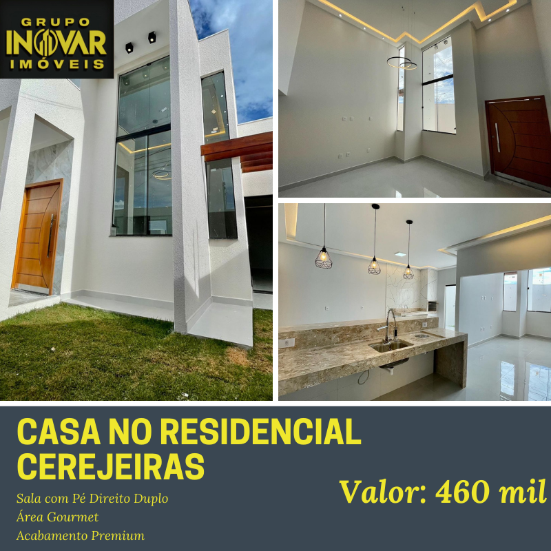 Vende-se Casa localizada no Residencial Cerejeiras